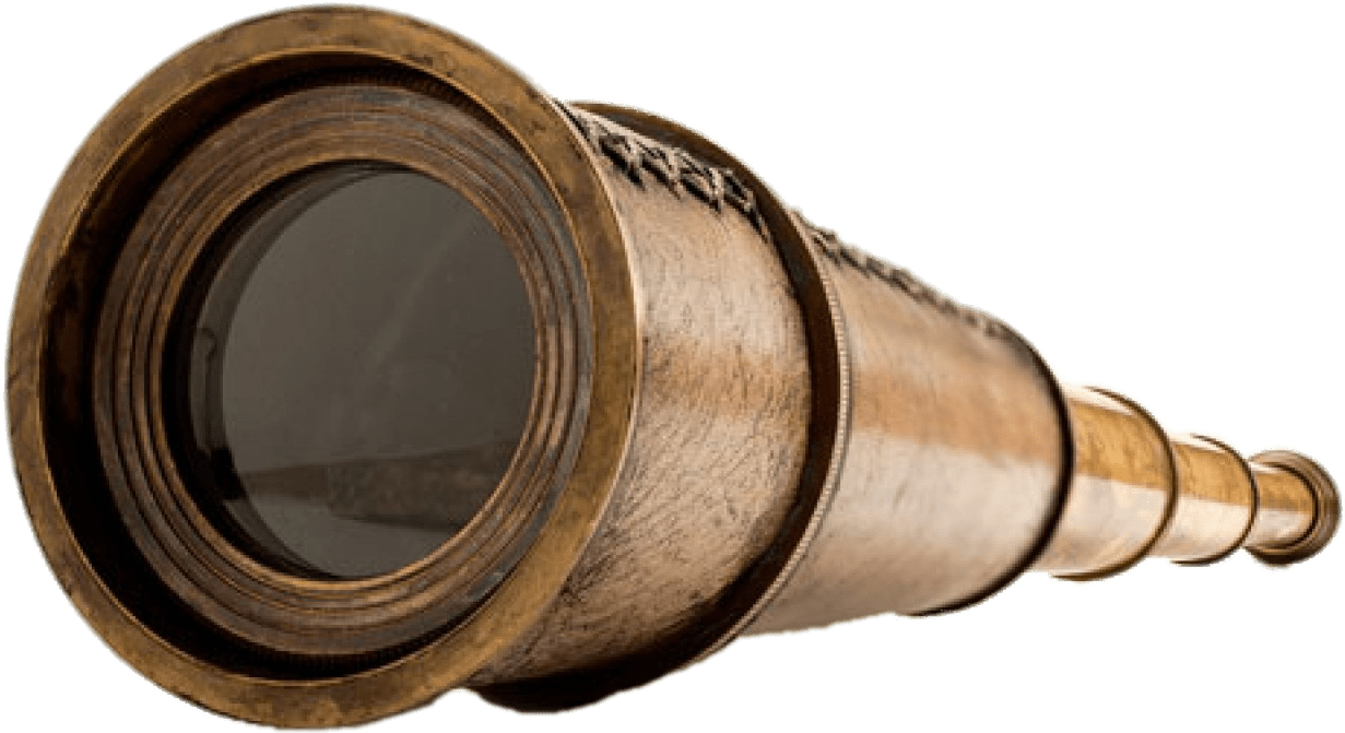 Vintage Brass Telescope