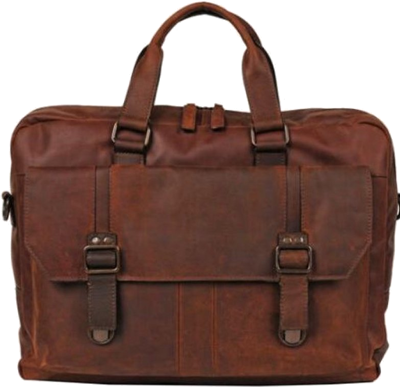 Vintage Brown Leather Briefcase