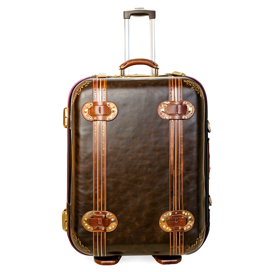 Vintage Brown Suitcase Png 36