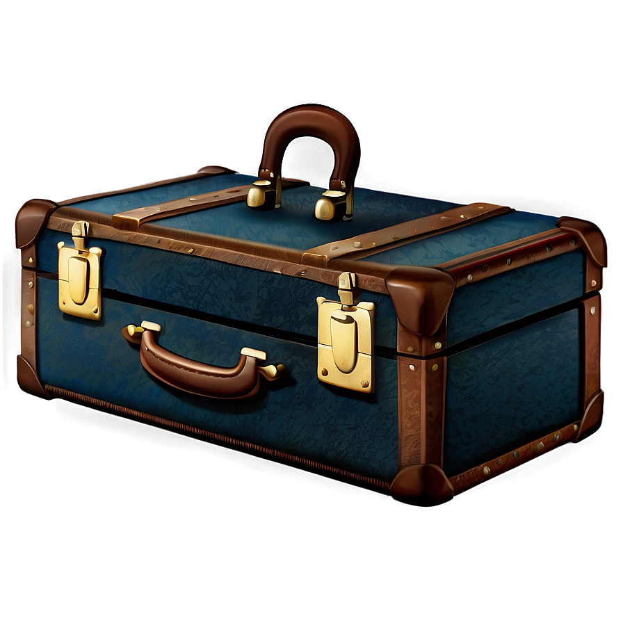 Vintage Brown Suitcase Png 73