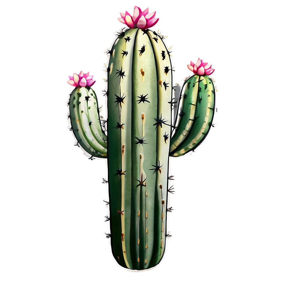 Vintage Cactus Png Dur83