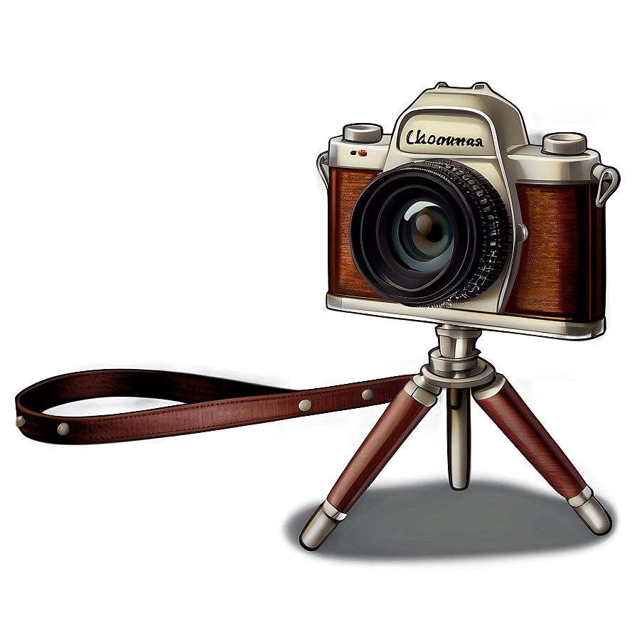 Vintage Camera Clipart Png 06212024