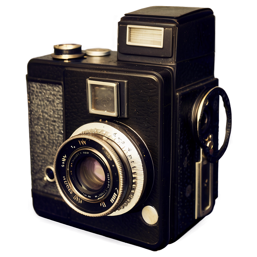 Vintage Camera In Sepia Png 18