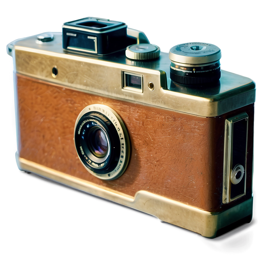 Vintage Camera In Sepia Png 3