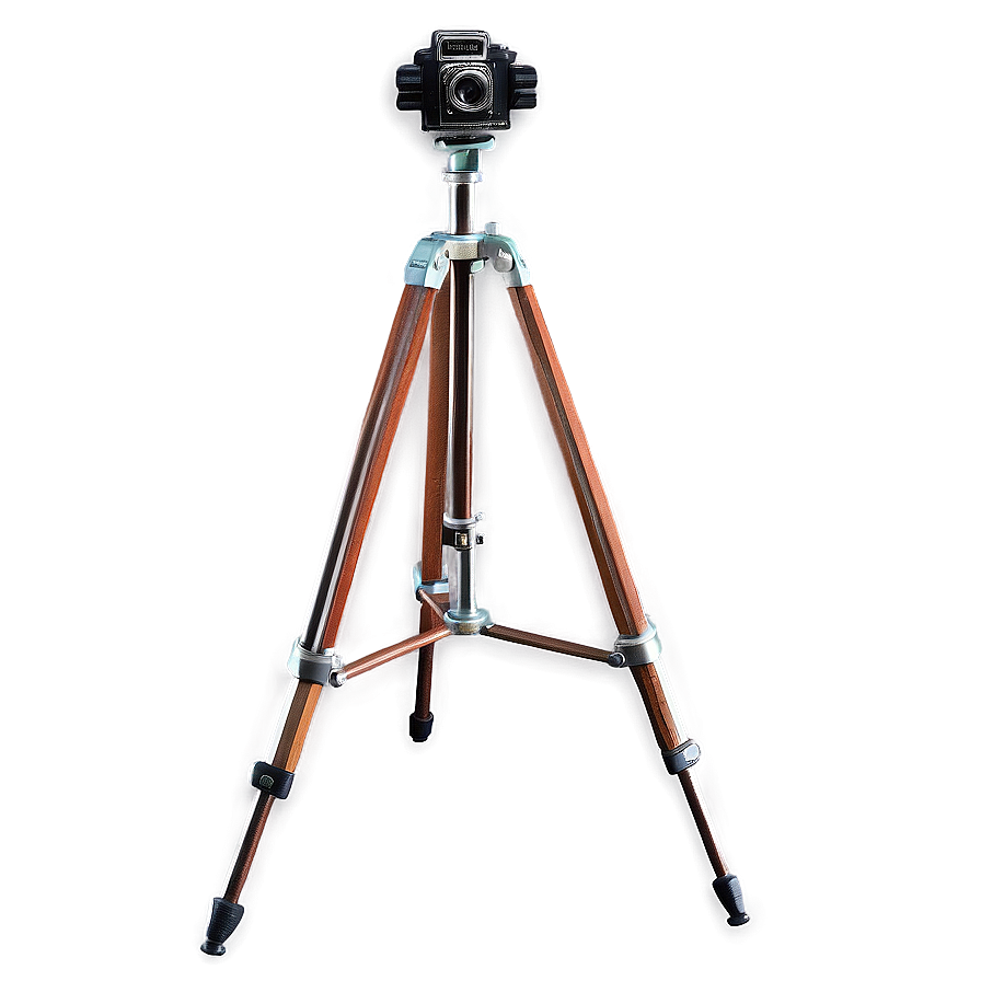 Vintage Camera On Tripod Png 06212024