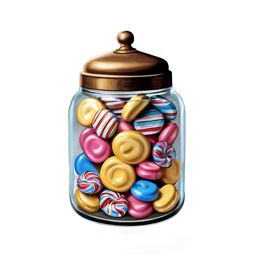 Vintage Candy Jar Png Ajr