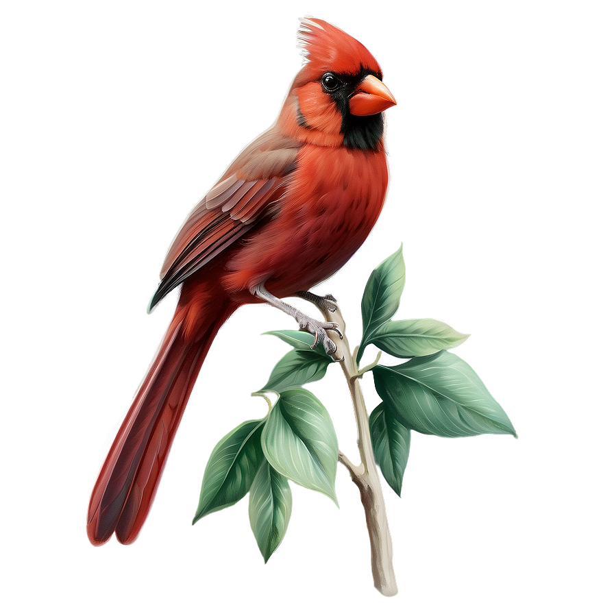 Vintage Cardinal Drawing Png Gbs