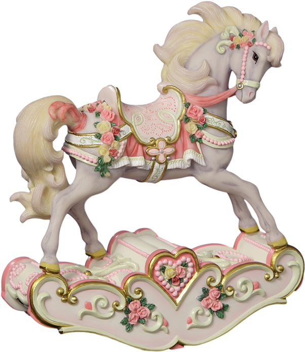 Vintage Carousel Horse Figurine.png