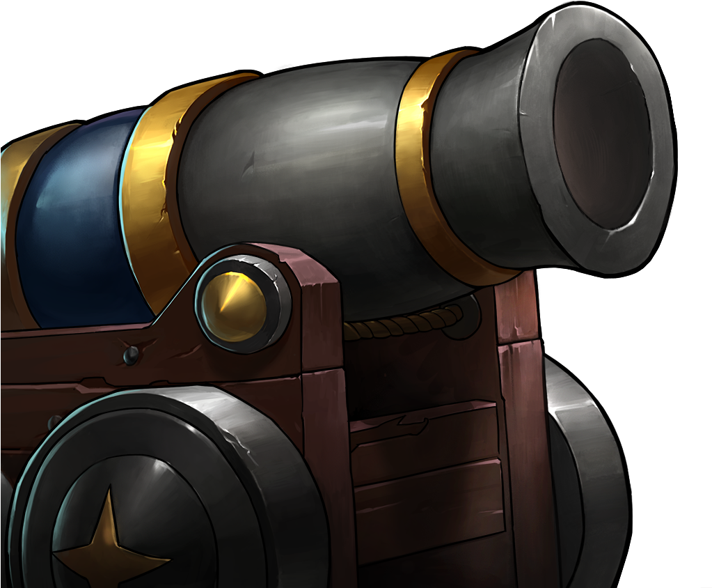 Vintage Cartoon Cannon