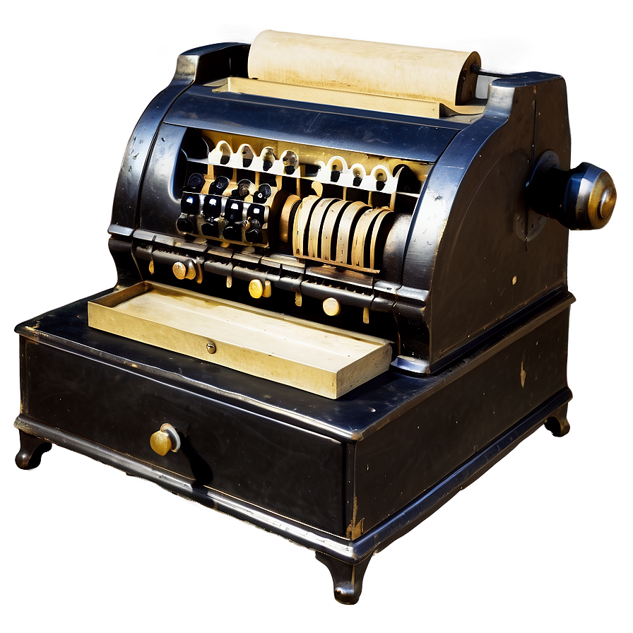 Vintage Cash Register Png Kxs58