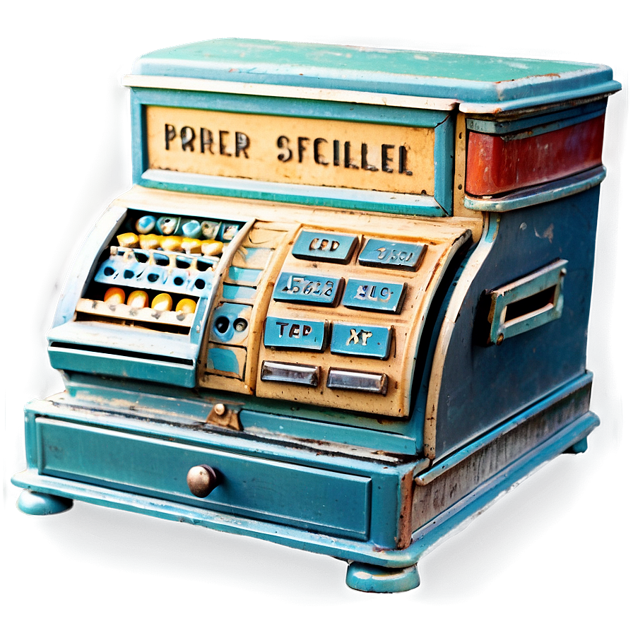 Vintage Cash Register Png Xvw96