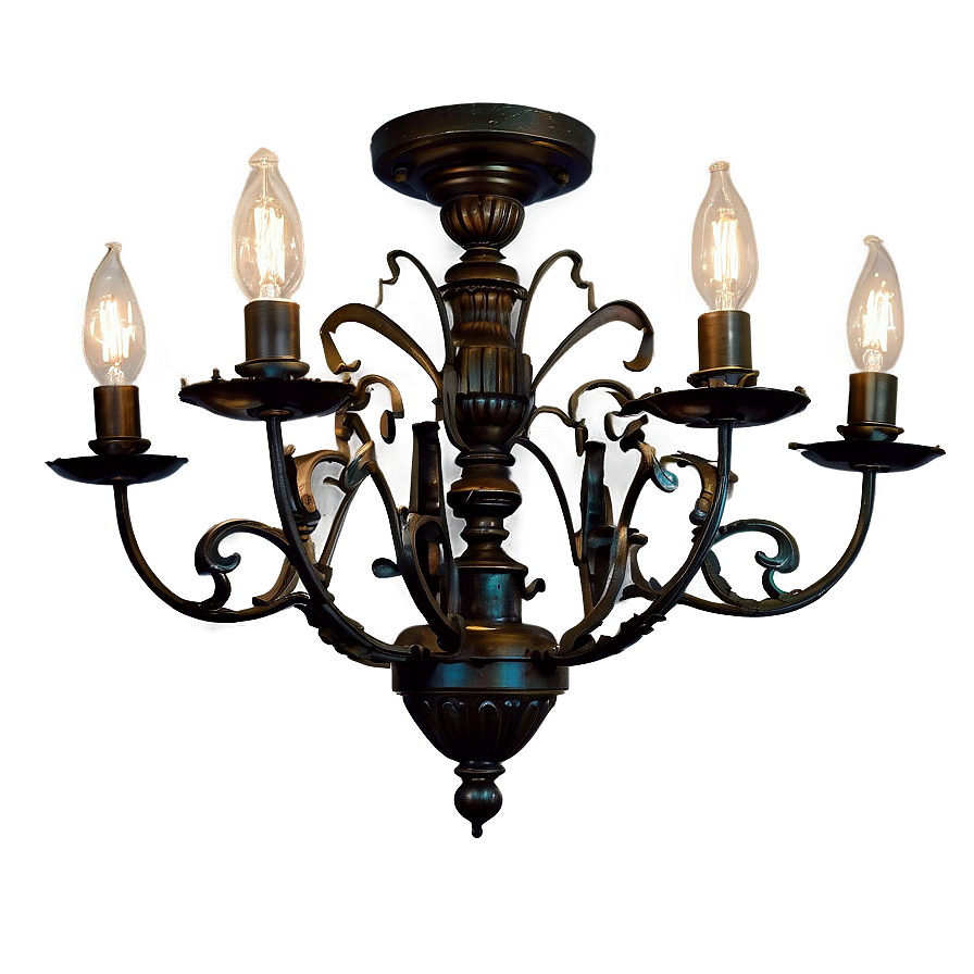 Vintage Ceiling Light Fixture Png Lnq