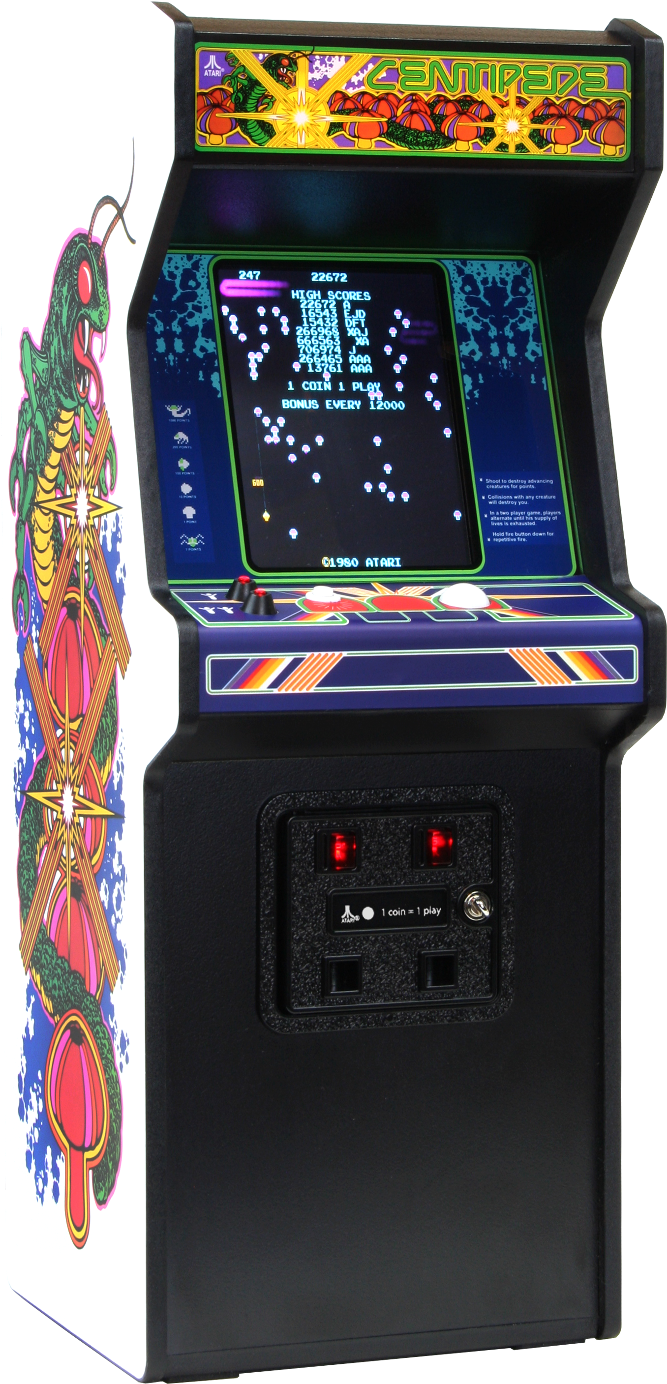 Vintage Centipede Arcade Machine