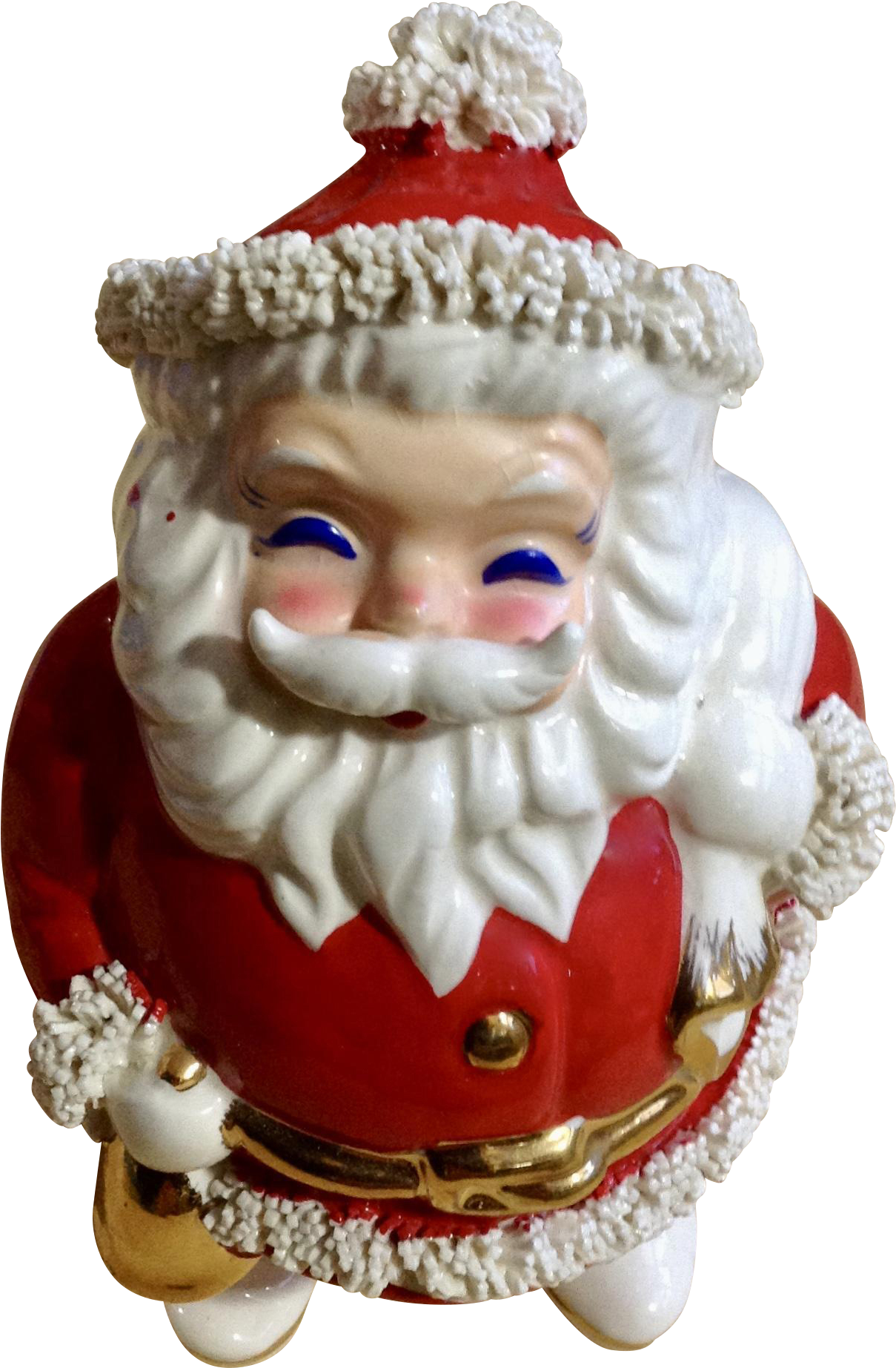 Vintage Ceramic Santa Claus Figurine