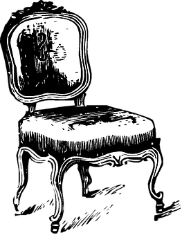 Vintage Chair Silhouette