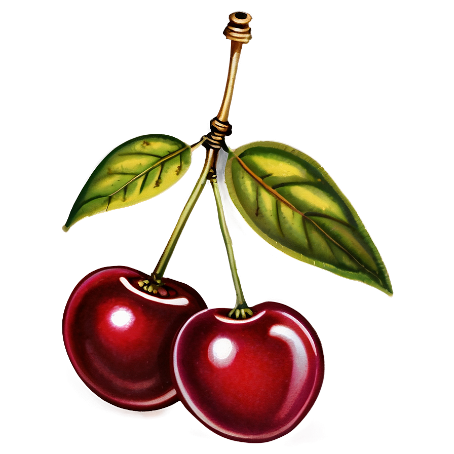 Vintage Cherries Png 06212024