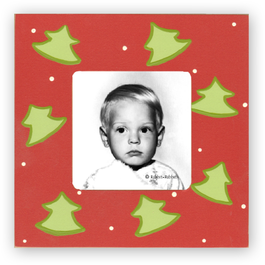 Vintage Child Photo Christmas Frame