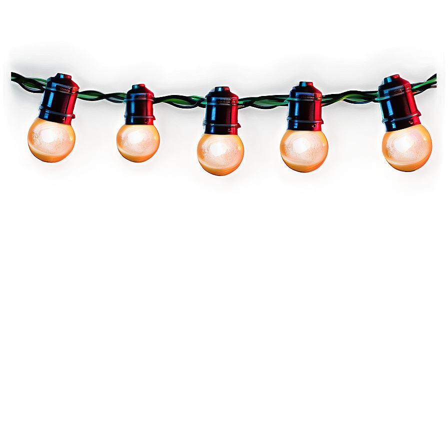 Vintage Christmas String Lights Png 64