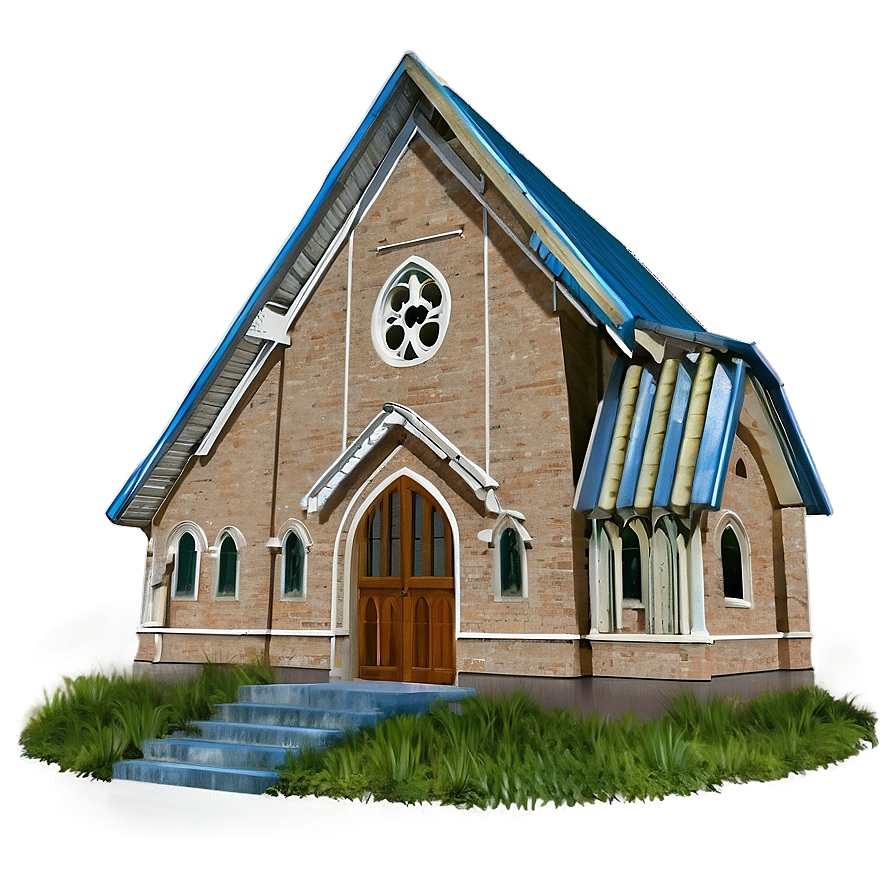 Vintage Church Building Png 66