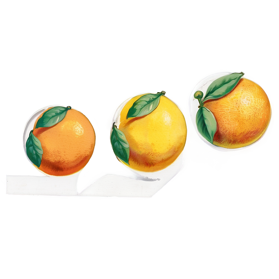 Vintage Citrus Advertisement Png Fhi