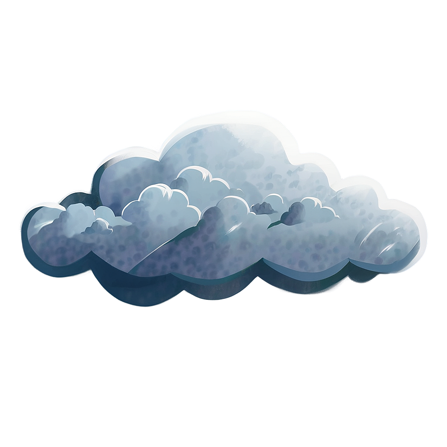 Vintage Cloud Illustration Png Mmw