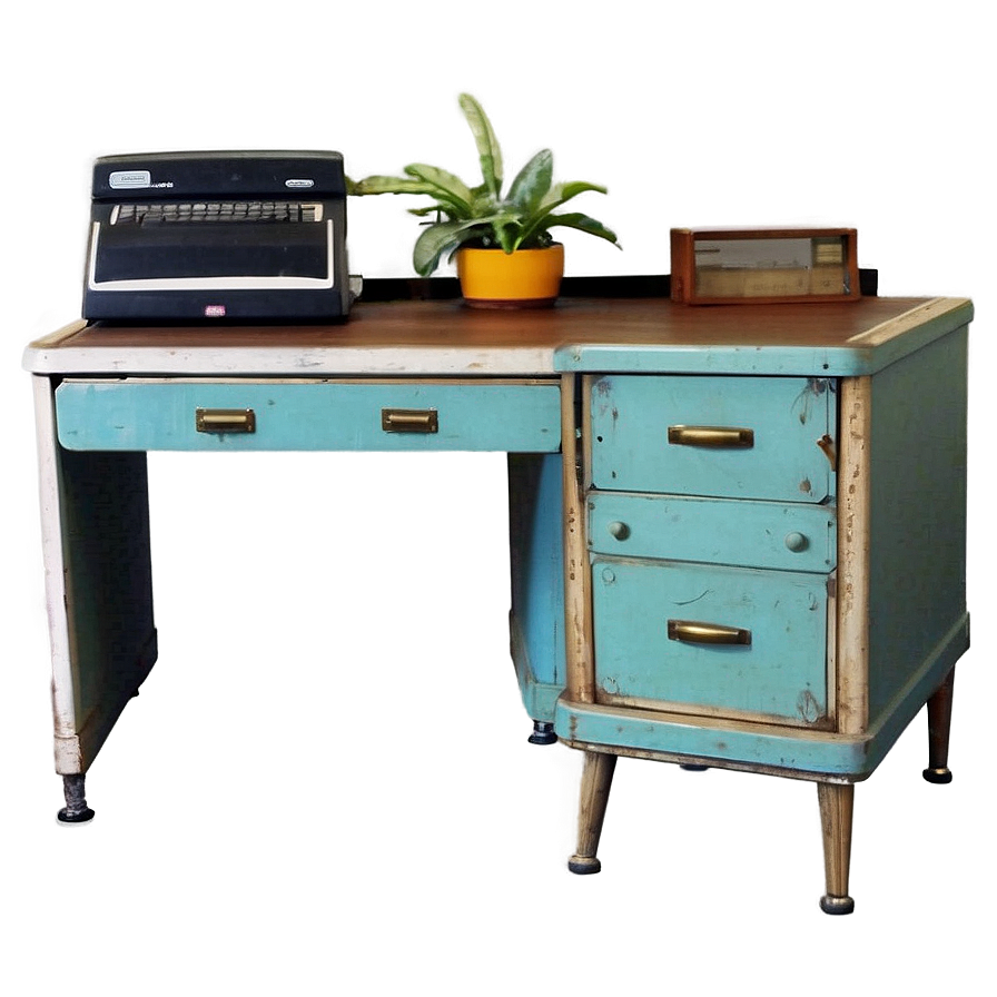 Vintage Computer Desk Png 63