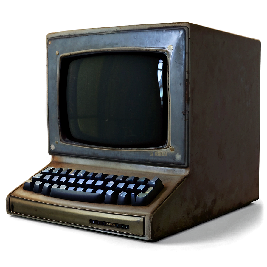 Vintage Computer Mockup Png 18