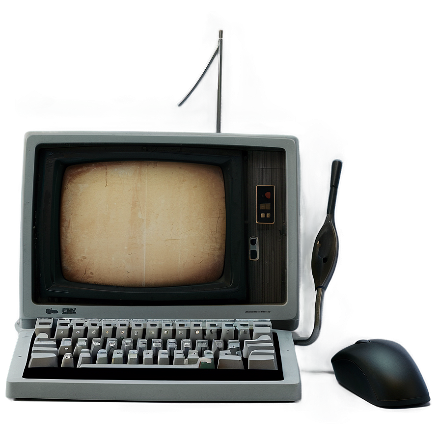 Vintage Computer Mockup Png Xbk38