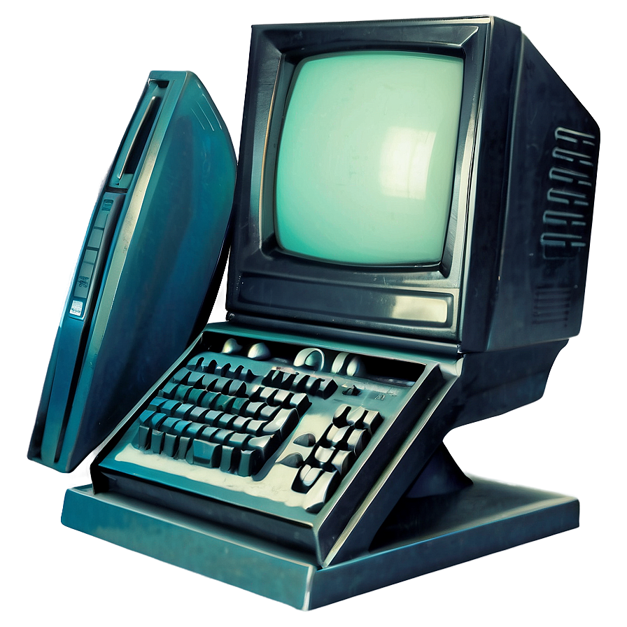 Vintage Computer Monitor Png Rgh