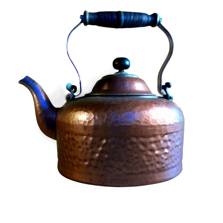 Vintage Copper Kettle Png 06112024