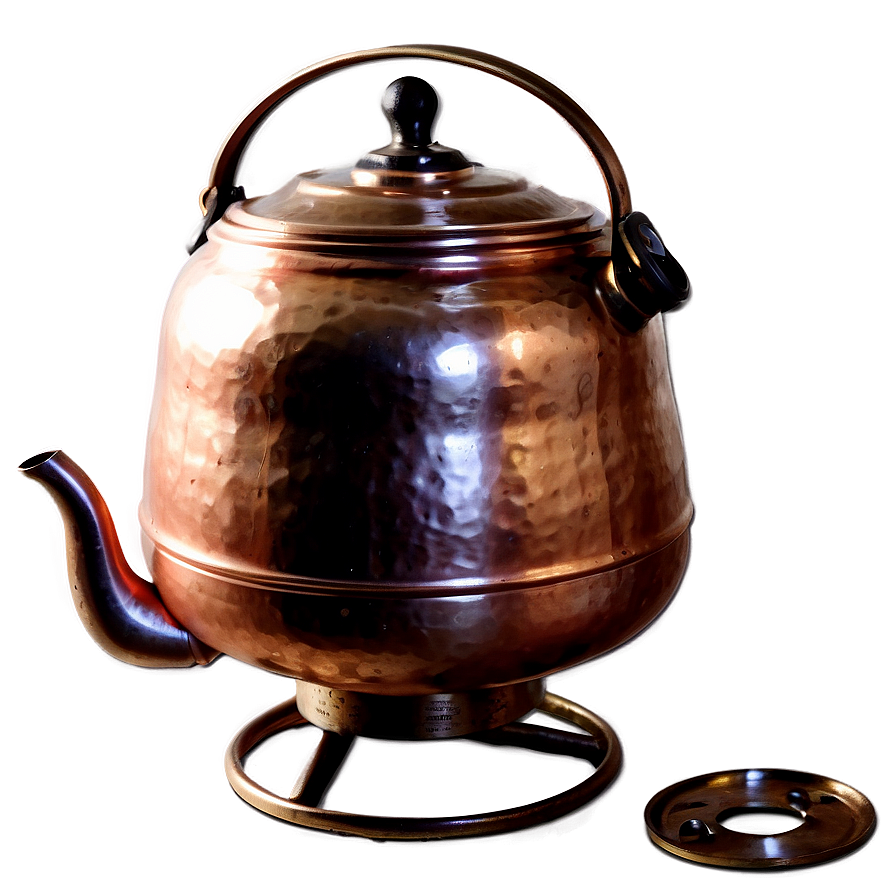 Vintage Copper Kettle Png Khi80