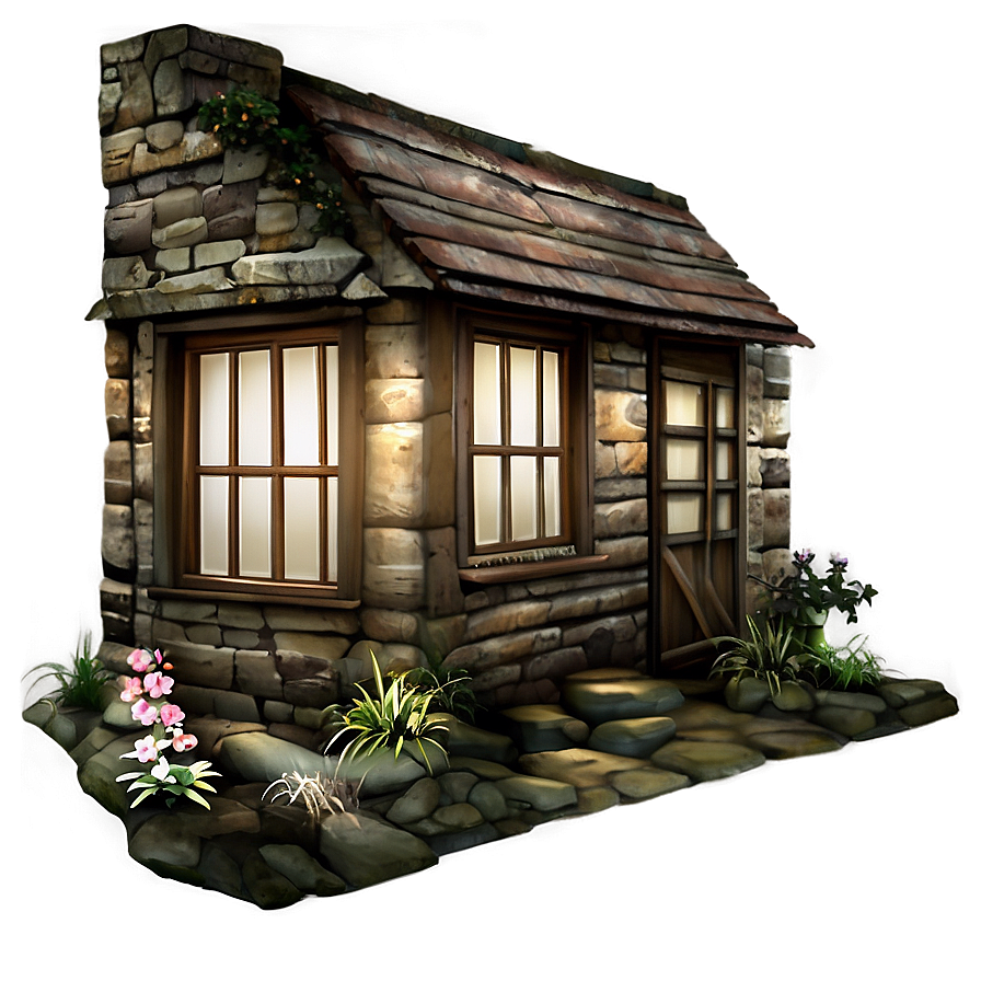 Vintage Cottage Interior Png 11