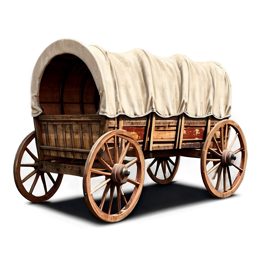 Vintage Covered Wagon Art Png 16