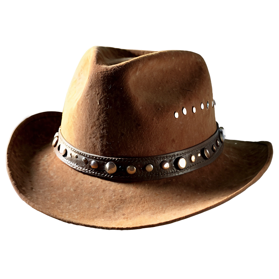 Vintage Cowboy Hat With Transparent Background Png 05262024