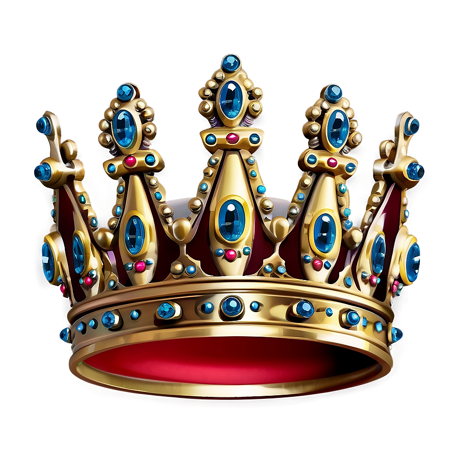 Vintage Crown Artwork Png Qvs