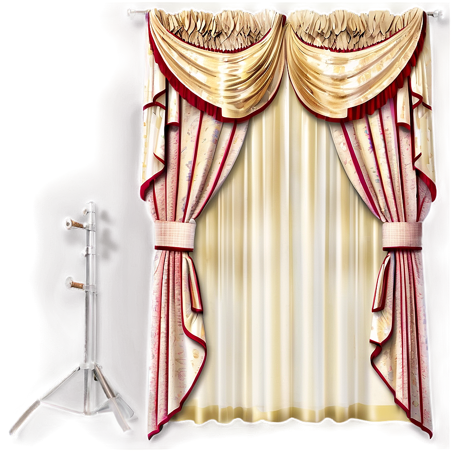 Vintage Curtains Png 05252024