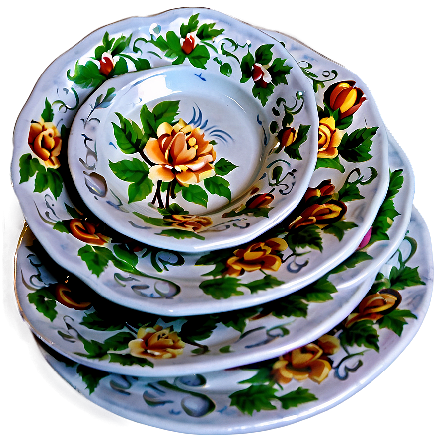 Vintage Dish Png 23