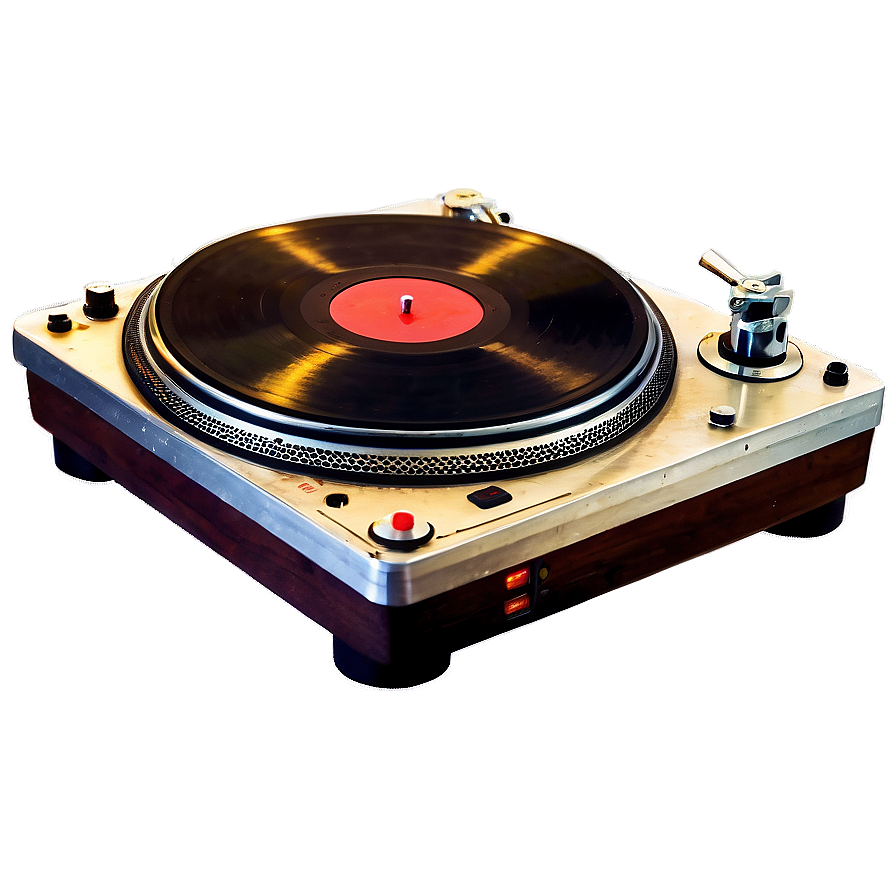 Vintage Dj Turntable Png 06292024