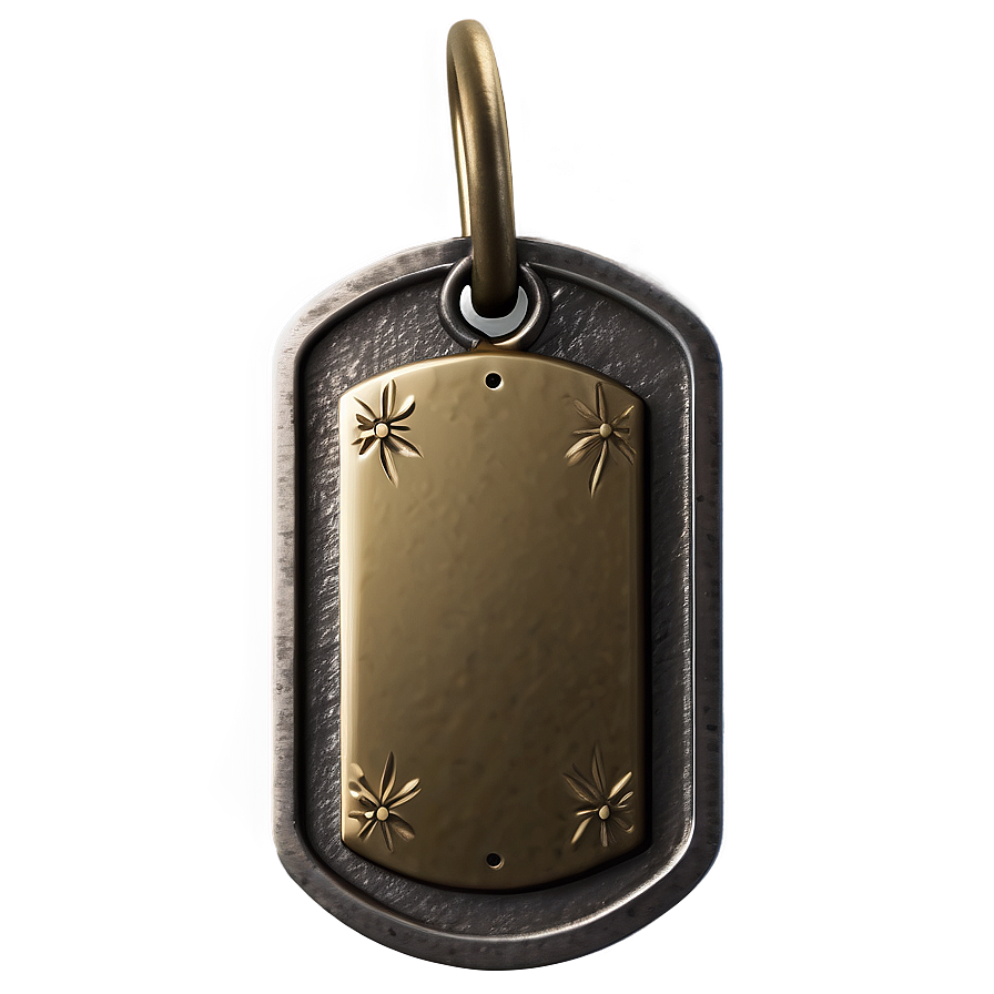 Vintage Dog Tag Picture Png Urp