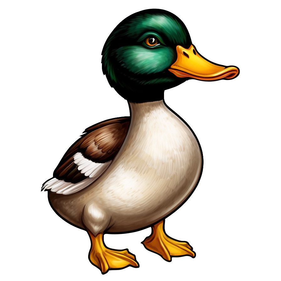 Vintage Duck Illustrations Png Srg