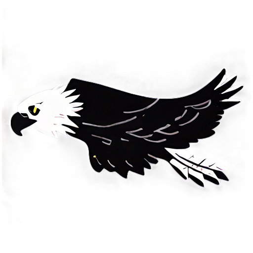 Vintage Eagle Sketch Png C