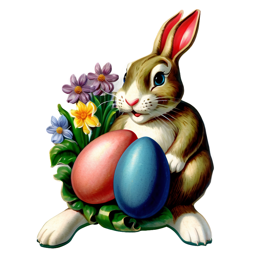 Vintage Easter Bunny Png 61