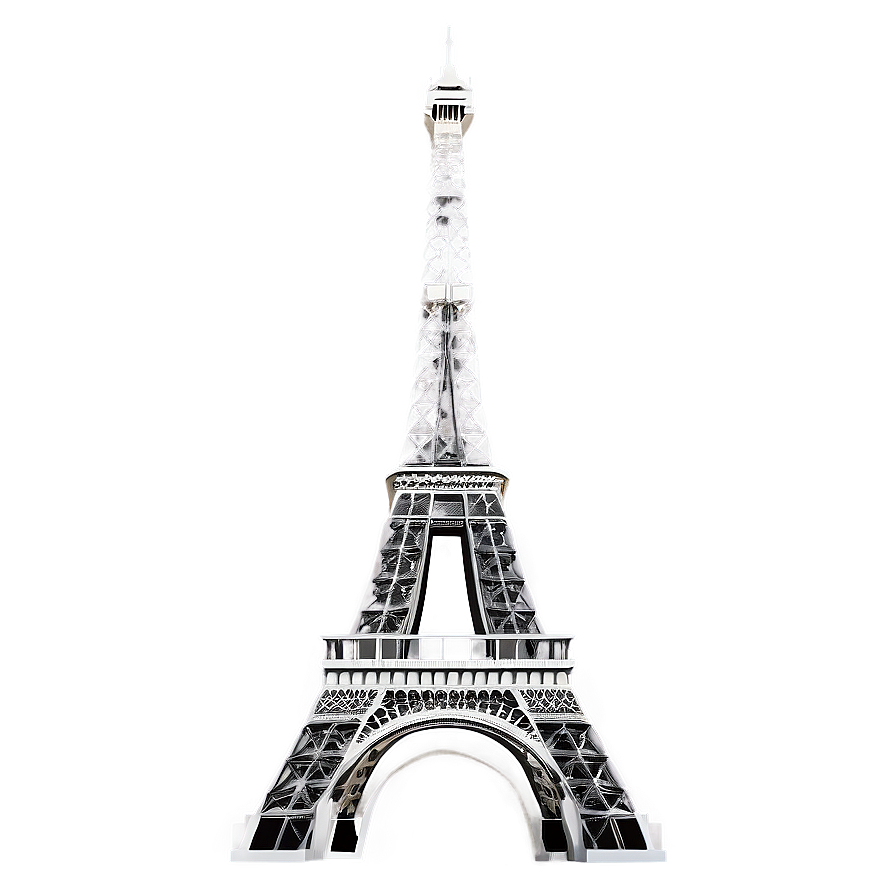 Vintage Eiffel Tower Illustration Png Nqr4