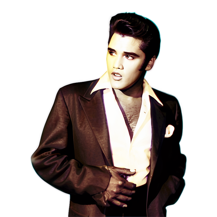 Vintage Elvis Presley Png 16