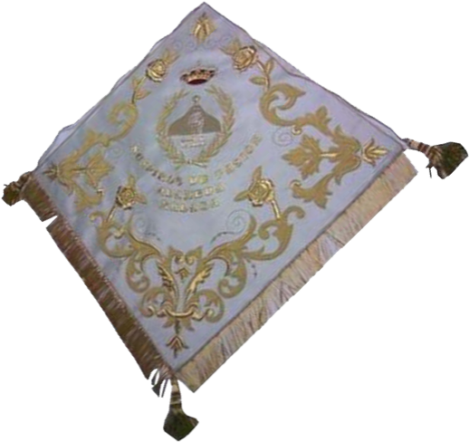 Vintage Embroidered Masonic Pennant