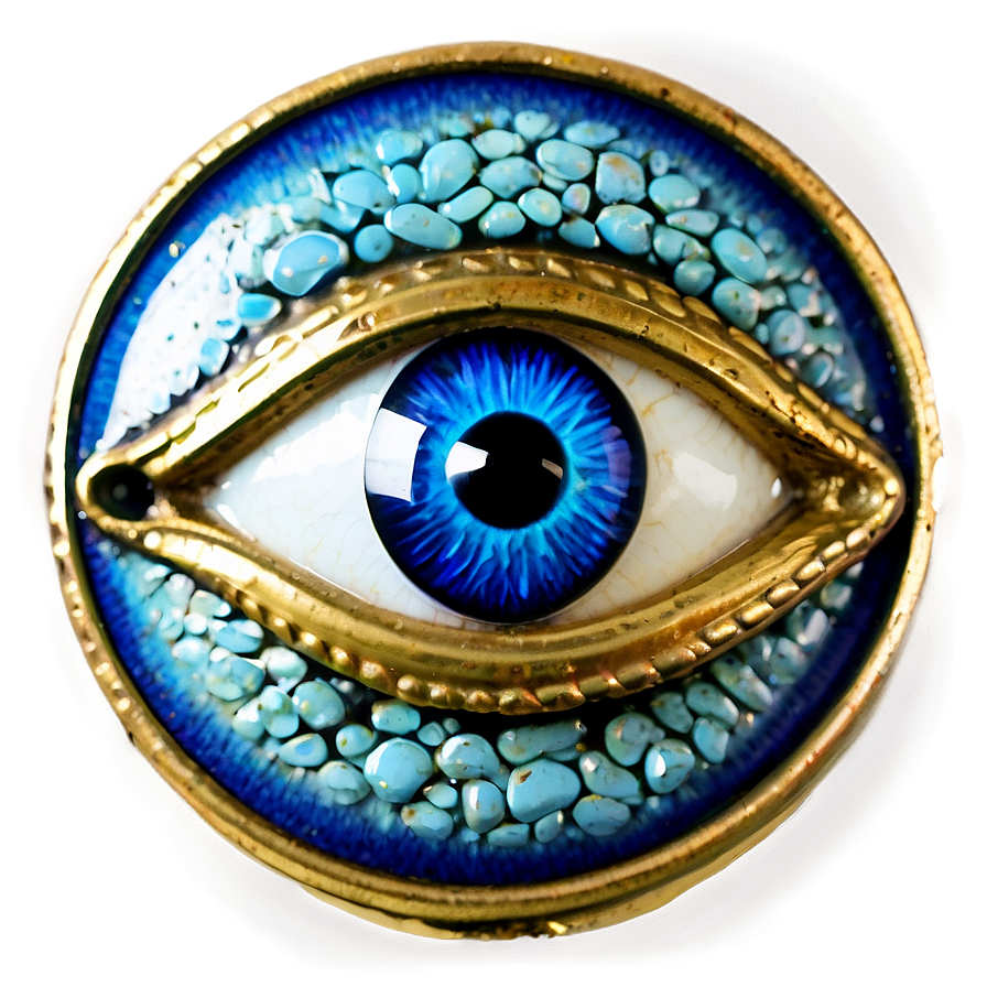 Vintage Evil Eye Png Pog