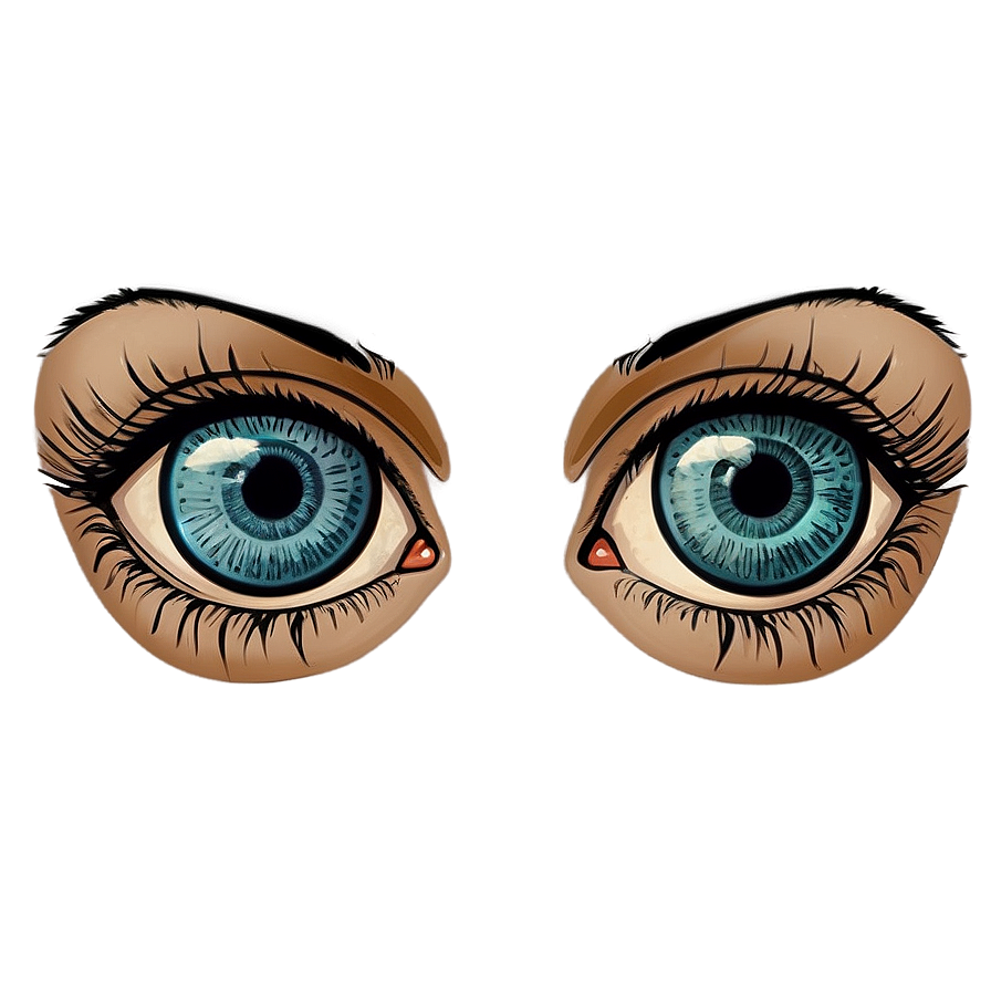 Vintage Eyes Illustration Png Bsg81