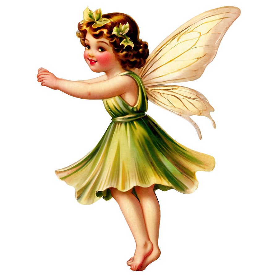 Vintage Fairy Illustration Png Lmv10