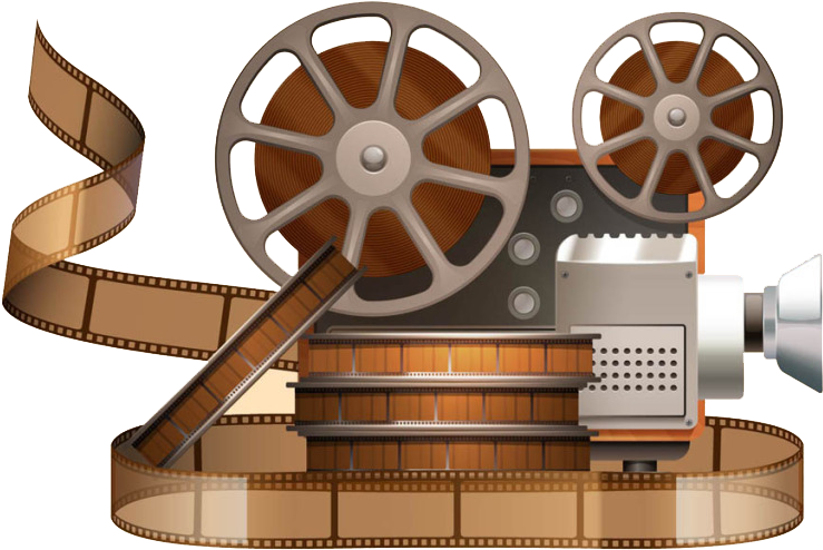 Vintage Film Projectorand Reels