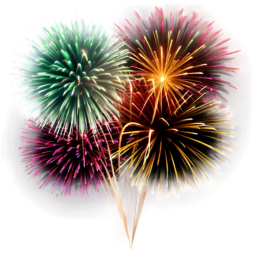 Vintage Fireworks Png Exl